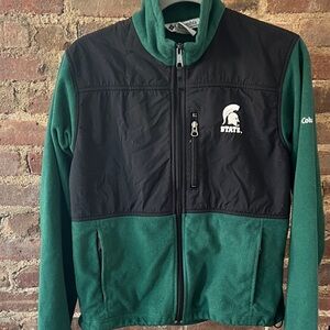 Columbia Women’s Michigan State Fleece Full Zip Jacket